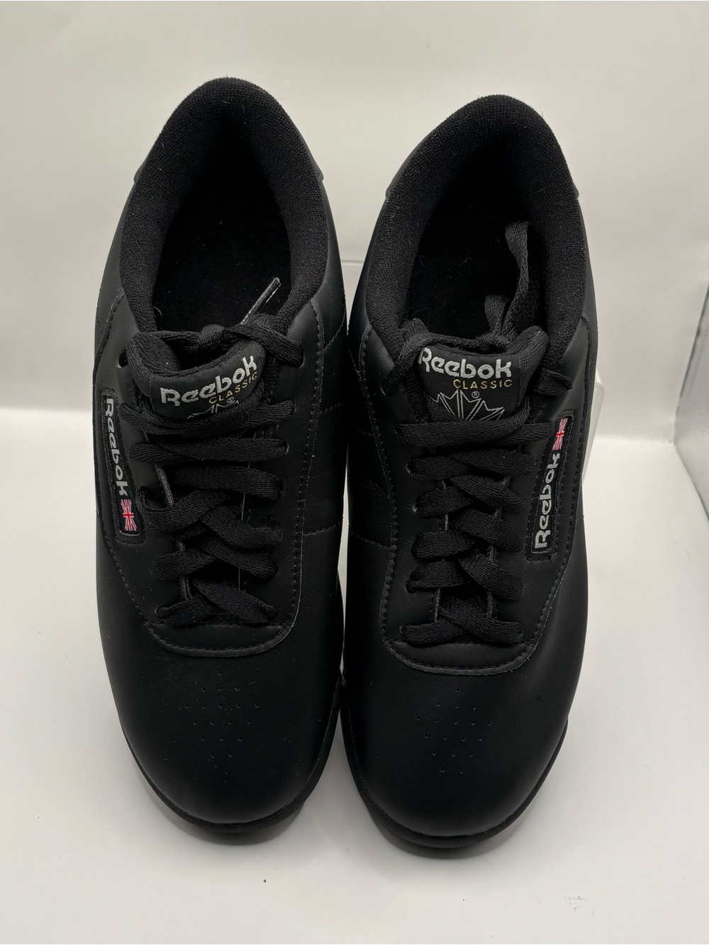 Reebok Men's Black Classic Leather Sneakers